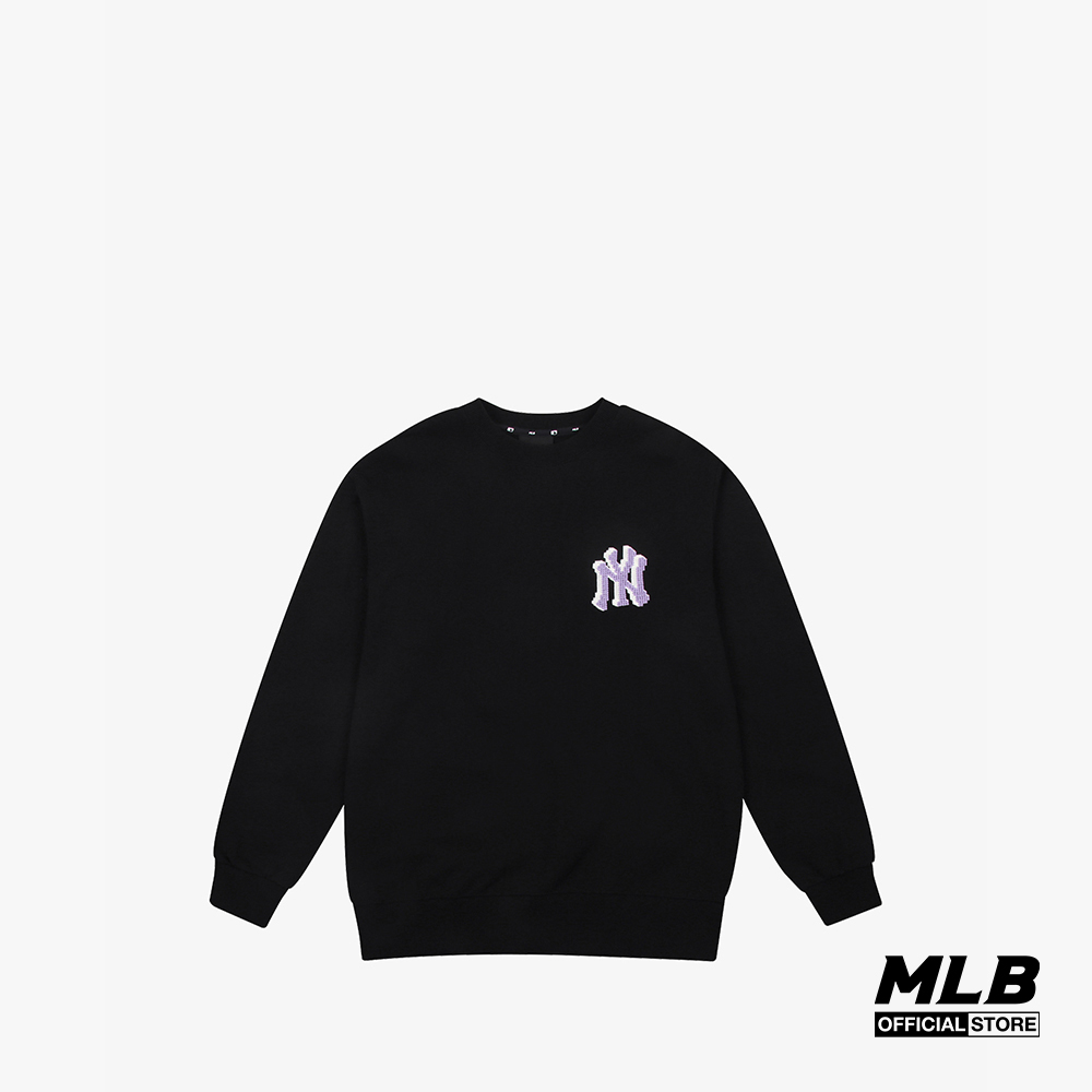 MLB - Áo sweatshirt tay dài cổ tròn PLAY Pixel Logo