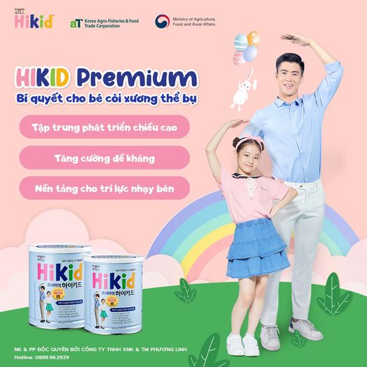 Sữa  Hikid Premium 600g cho bé từ 1 - 9 tuổi