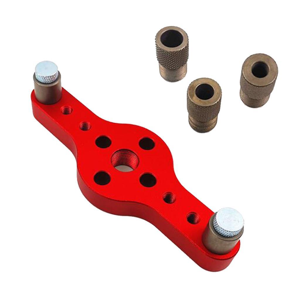 2 Set Wood Dowel Hole Drilling Guide Circular Wood Puncher Locator Woodworking