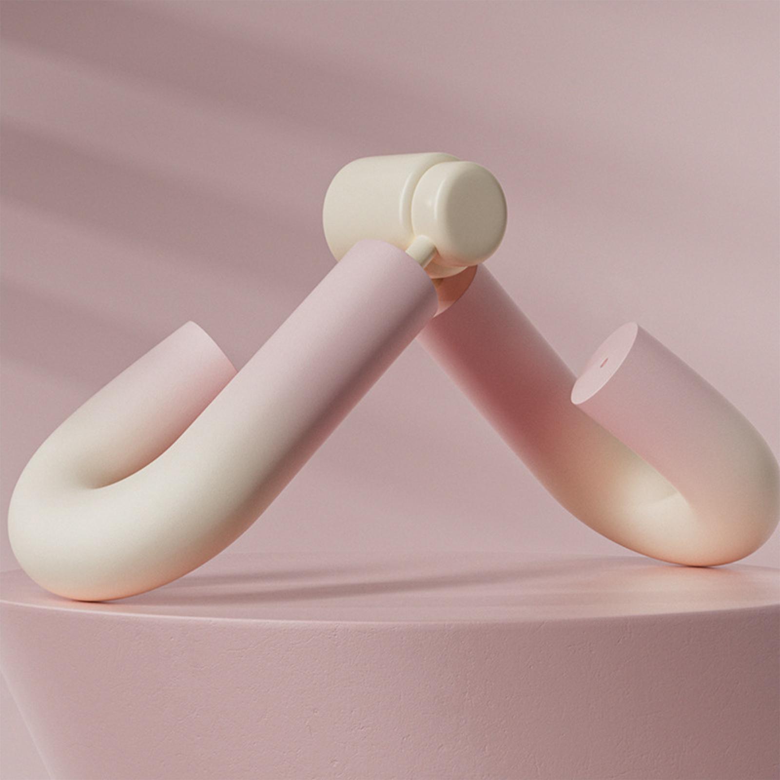 Hip Trainer Inner Thigh Exercise Tool Gear Pink and White