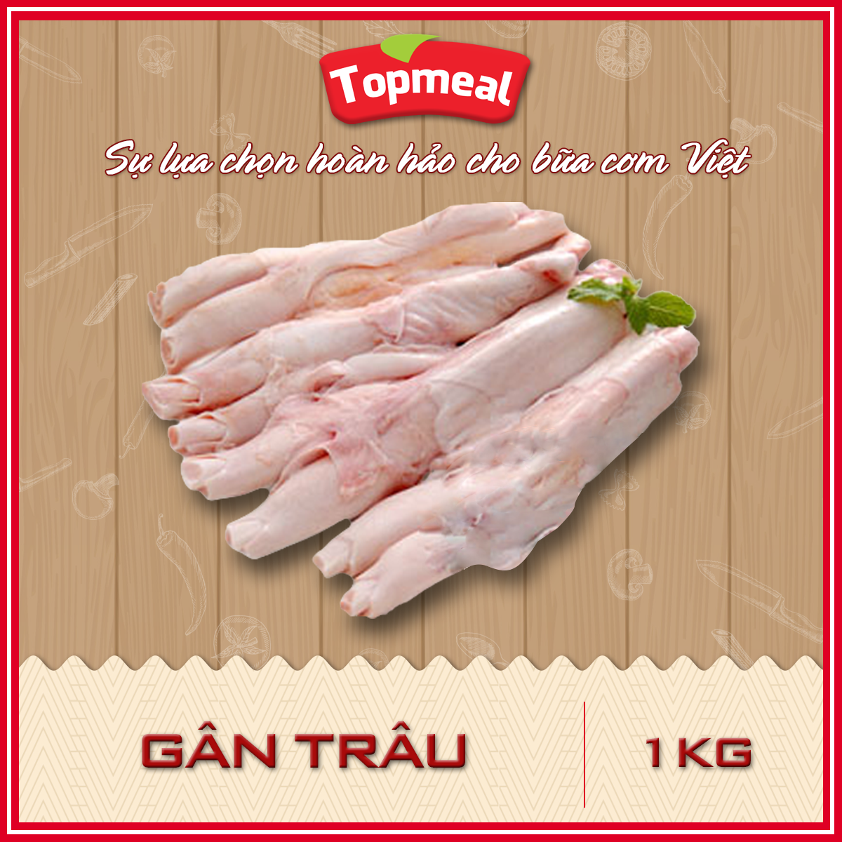 HCM - Gân trâu (1 kg) - [Giao nhanh TPHCM]