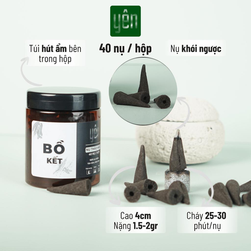 Nụ Bồ Kết Yên Thảo Mộc Sạch Hộp 40 Nụ Tự Nhiên Không Hóa Chất Thờ Cúng Thư Giãn Xông Nhà