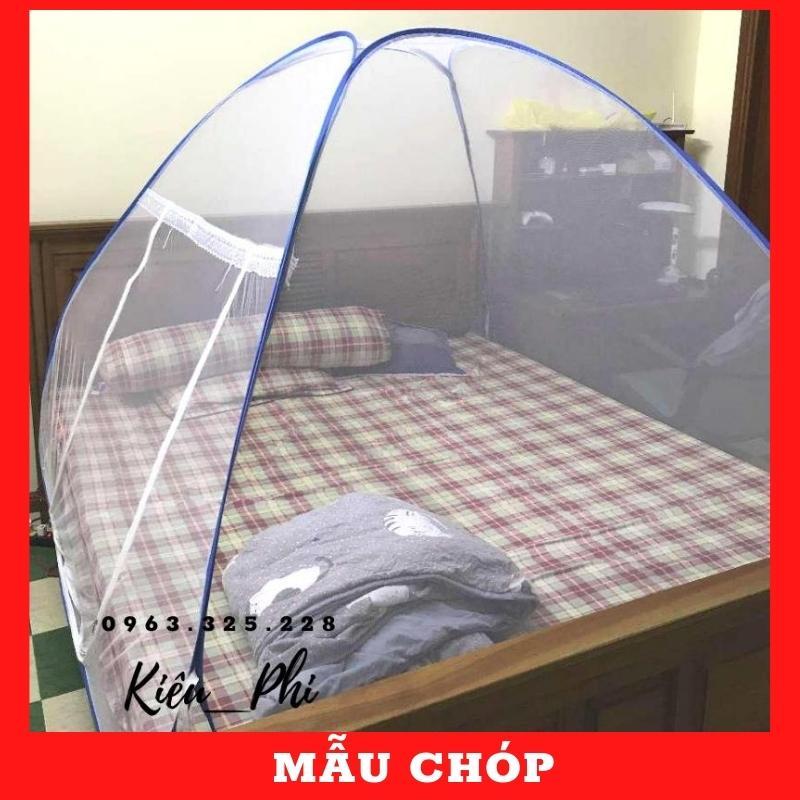 Màn chụp tự bung đỉnh chóp cao cấp, mùng chụp tự bung người lớn gấp gọn tiện dụng cao 1m55 thông minh