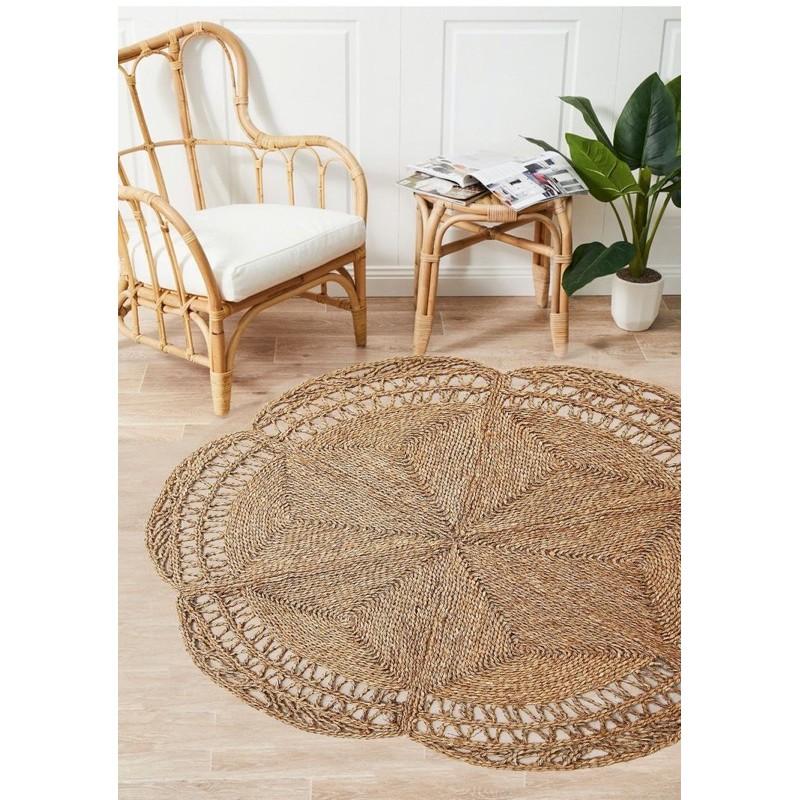 -Thảm Cói/ Thảm lục bình Vintage size lớn dùng để trang trí nhà cửa, quán cafe, homestay siêu đẹp