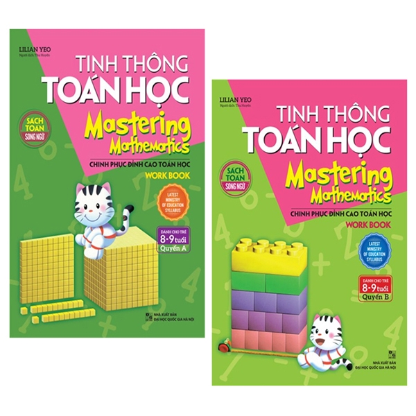 Combo Tinh Thông Toán Học Mastering Mathematics - Work Book - Quyển A Và B