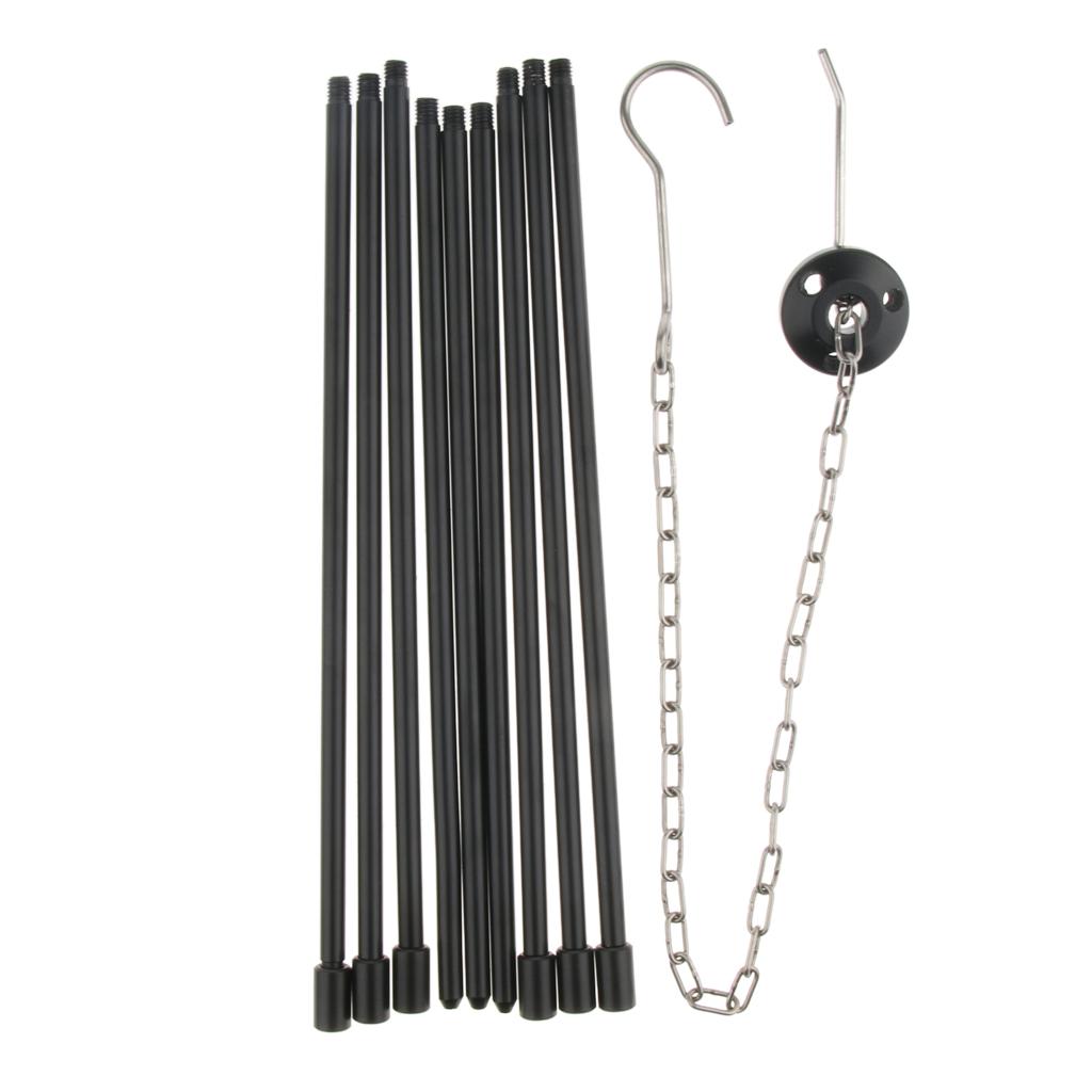 Camping Picnic Cooking Tripod Hanging Portable Campfire Pot Pan Grill Stand