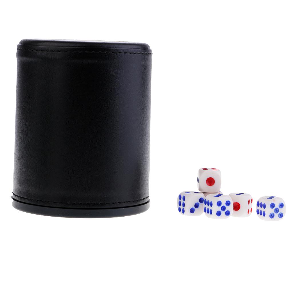 Hand Shakes Leather Dice Cup KTV Party Club Câu Lạc Bộ Giải Trí Dice Dup