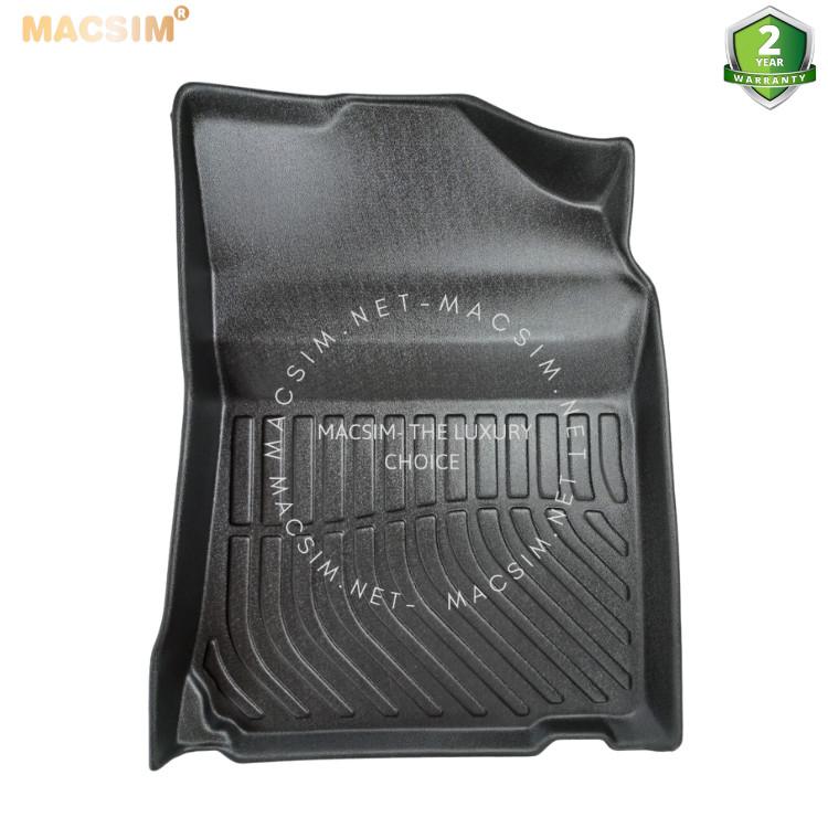 Thảm lót sàn xe ô tô Toyota Camry 2012- 2017  chất liệu TPE thương hiệu Macsim màu đen