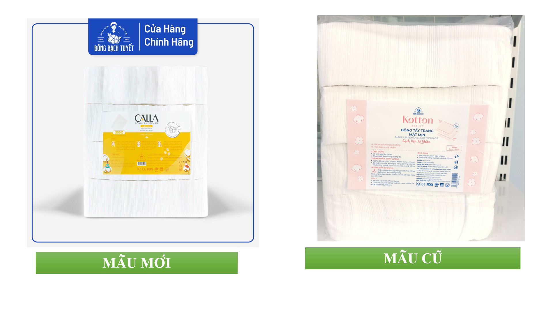 BÔNG TẨY TRANG BỀ MẶT MỊN MERILYNN GÓI 1KG