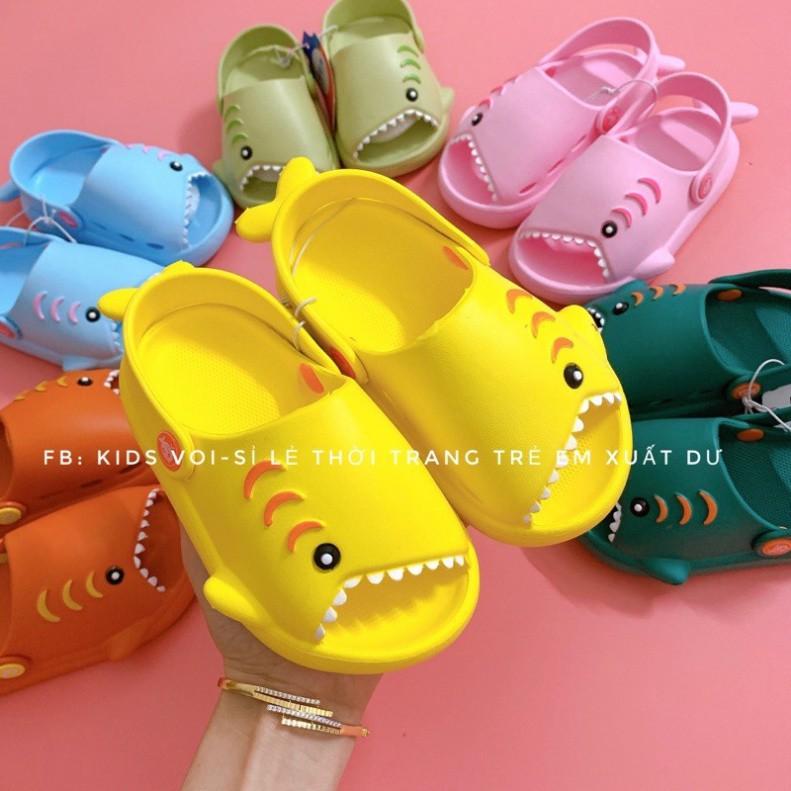 Dép cá mập baby Shark cute cho bé(ảnh thật)