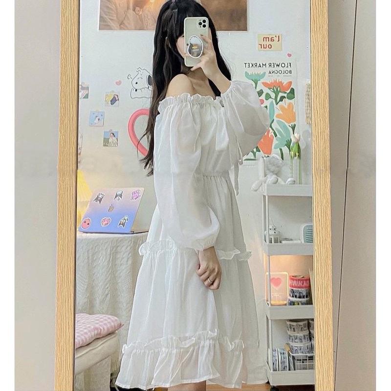 đầm trễ vai công chúa giá tốt Tháng 7 2023  Mua ngay  Shopee Việt Nam