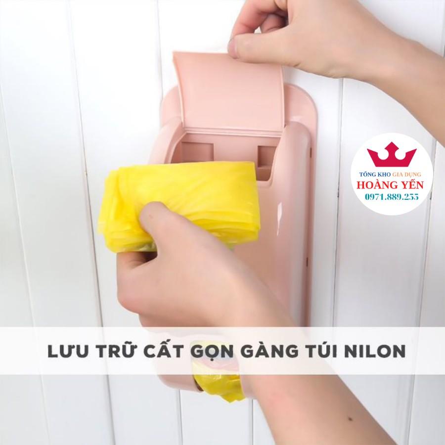 Hộp đựng túi nilong, túi đựng rác dán tường Việt Nhật (MS:2755) - Hộp rút túi nilong gắn tường tiện dụng