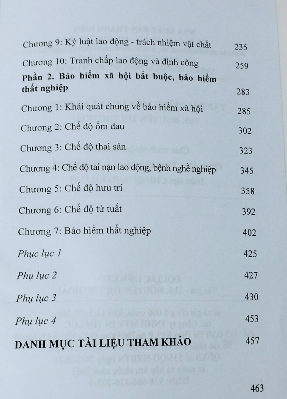 Sách Tập bài giảng môn Luật lao động