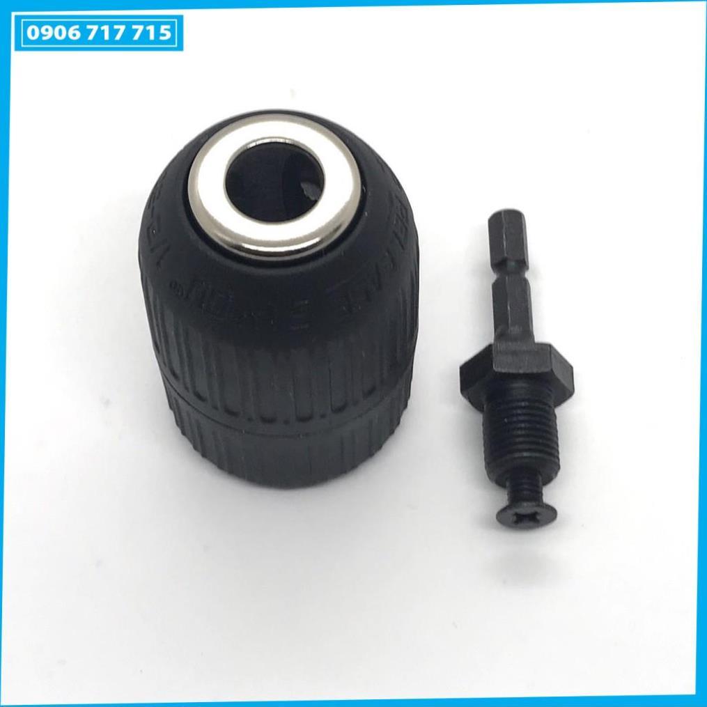 Đầu Khoan, Đầu Kẹp Mũi Khoan 10mm,13mm Nhựa Auto kèm Theo Đầu Chuyển Đổi