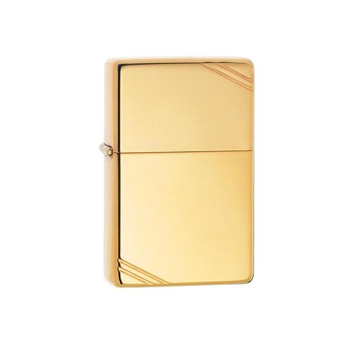 Bật lửa Zippo High Polish Brass Vintage with Slashes 270