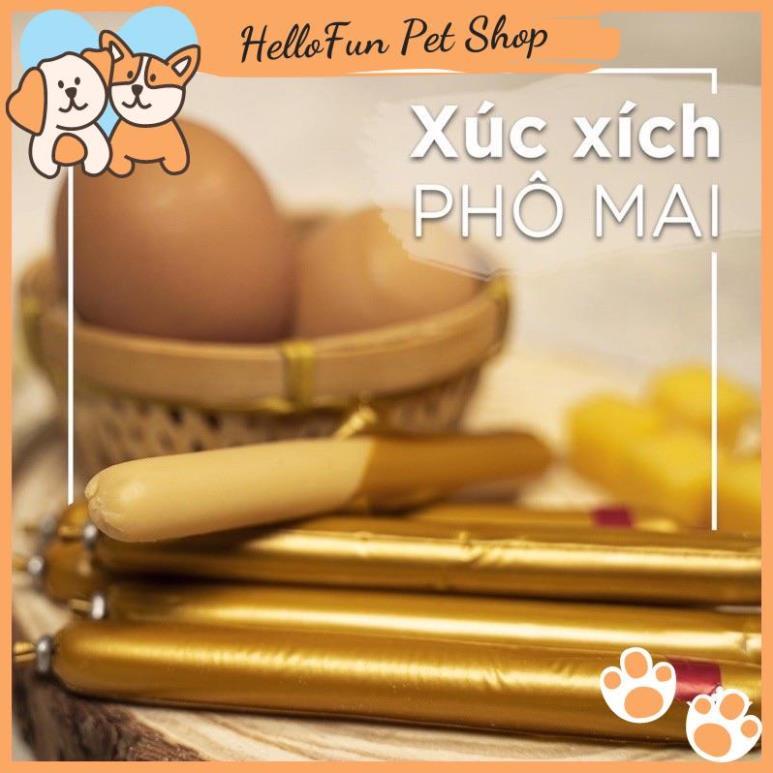 Xúc xích phomai Bowwow cho chó mèo vị phô mai (240g)