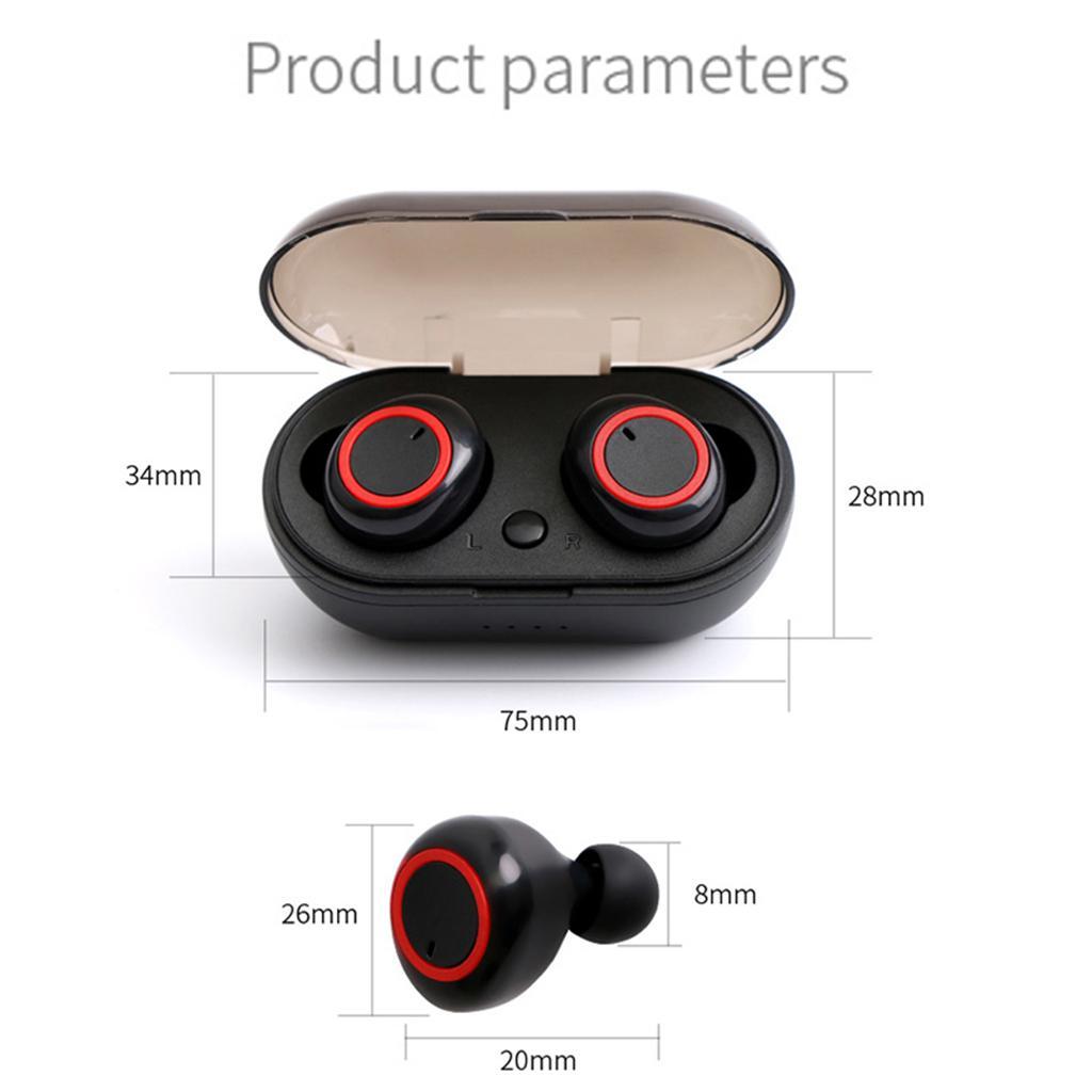 Bluetooth Headphones 5.0 Headphones Mini Wireless Stereo Sport Earphones With Microphone For IOS Android