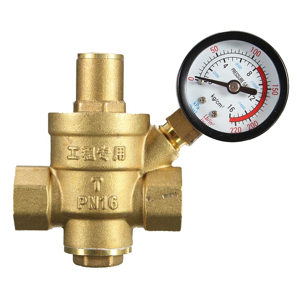 Đồng Bộ Điều Chỉnh Áp Suất Nước Với Đồng Hồ Đo PN 1.6 1/2''