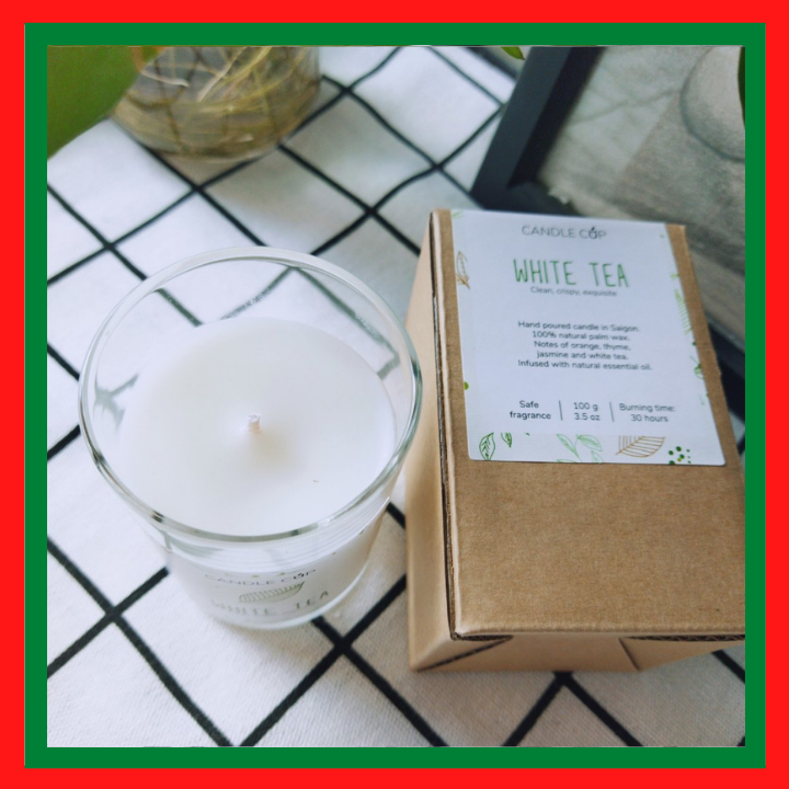 Nến Thơm Candle Cup - Mùi WHITE TEA