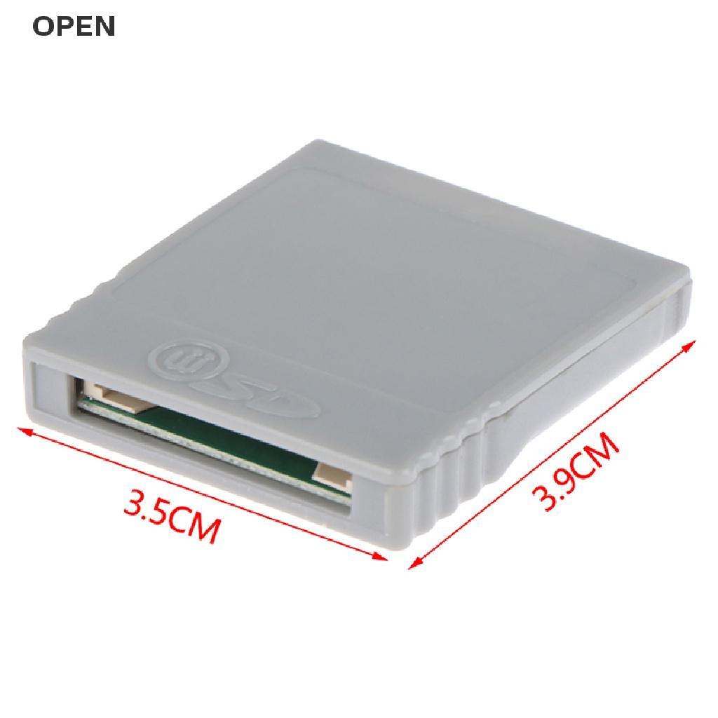 Đầu Đọc Thẻ Nhớ op SD Flash WISD Cho Máy Wii NGC Gamecube Console my