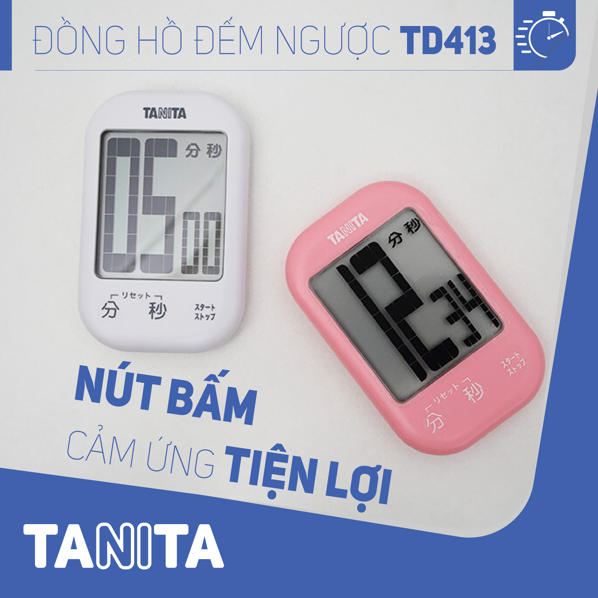 Đồng hồ đếm ngược Tanita TD413 Nhật Bản,Đồng hồ mini đếm ngược bấm giờ,Đồng hồ mini bấm giờ,Đồng hồ hẹn giờ,Đồng hồ bếp,Đồng hồ đếm ngược thời gian,đồng hồ bấm giờ đếm ngược,Đồng hồ điện tử đếm giờ,Đồng hồ điện tử đếm ngược