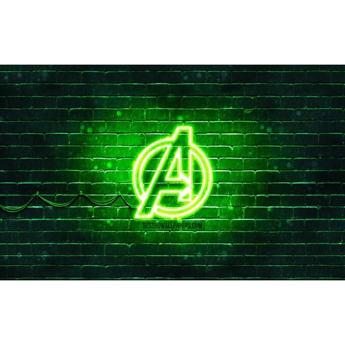 Đèn LED neon sign hình AVENGERS |  Sử dụng điện 12V | Chuyên dùng trang trí tường, trang trí phòng ngủ, trang trí nhà , trang trí quán coffee, trang trí cửa hàng.