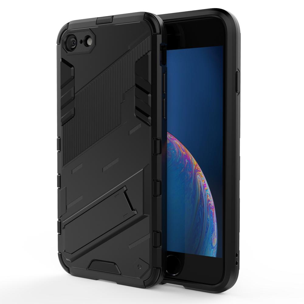 Ốp lưng cho iPhone 7 8 SE 2020 SE 2022 chống sốc Iron Man PUNK cao cấp kèm giá đỡ