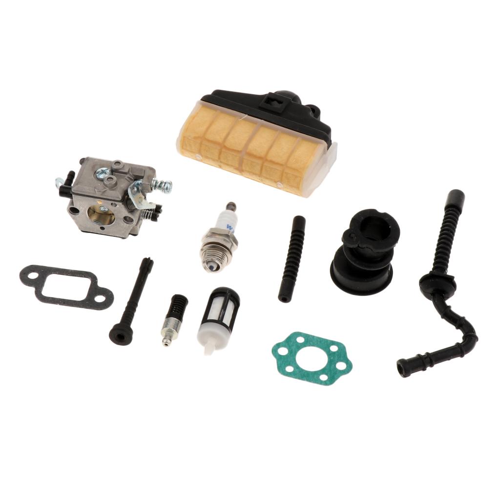 Chainsaw Carburetor Carb with Air Filter Tune Up Kit for Stihl MS210 MS230 MS250