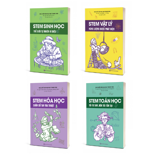 Sách STEM Dành Cho Học Sinh - Phát Triển Tư Duy Logic, Khám Phá Khoa Học (Combo 4 Cuốn)