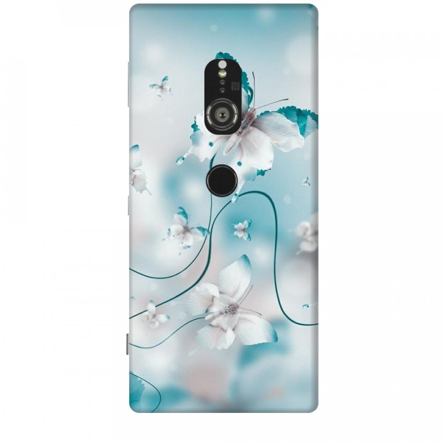 Ốp lưng dành cho điện thoại SONY XZ2 Cánh Bướm Xanh Mẫu 1