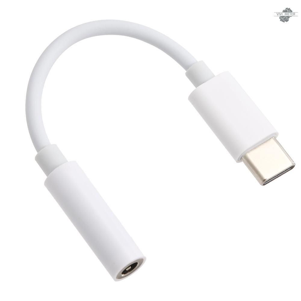 USB C to 3.5mm Headphone Jack Adapter with Digital Audio Cable Type C Jack Adapter for XIAOMI OPPO 
