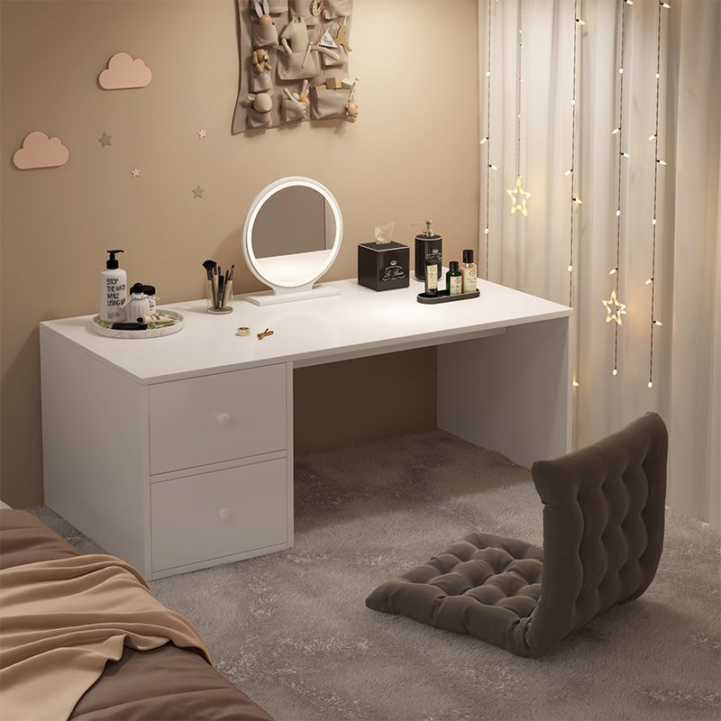 Bàn Học Bàn Trang Điểm Ngồi Bệt 2 Ngăn Kéo Gỗ MDF Chắc Chắn - AP259