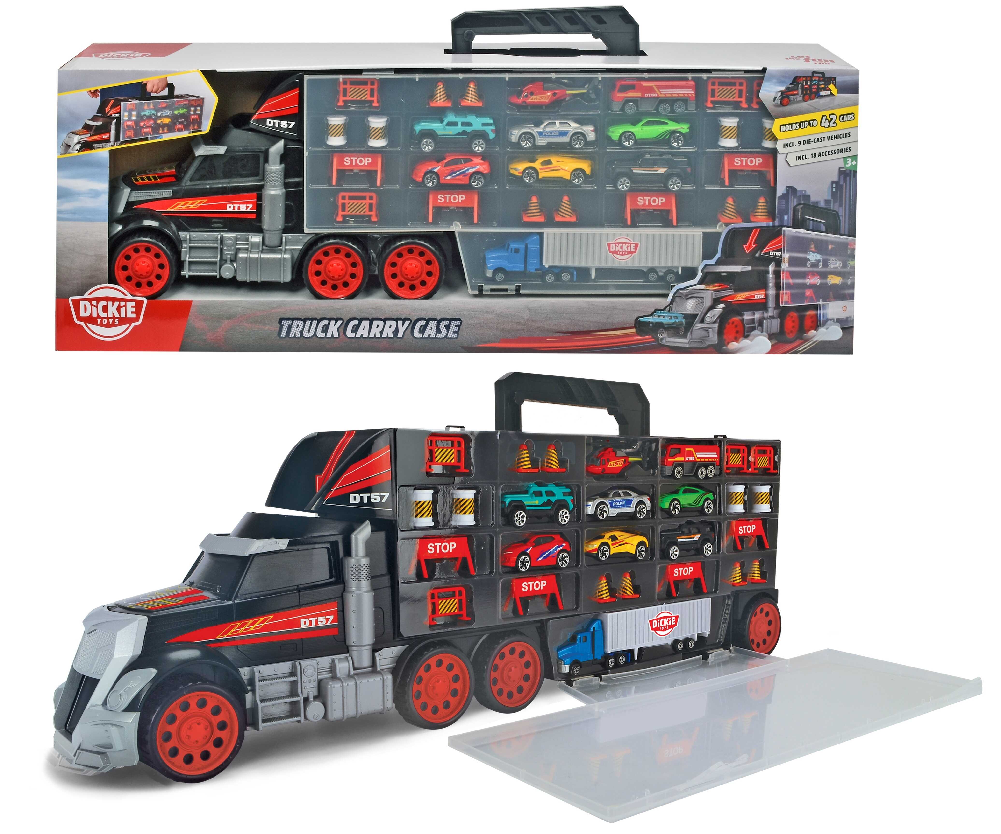 Bộ Đồ Chơi Xe Tải Dickie Toys Truck Carry Case