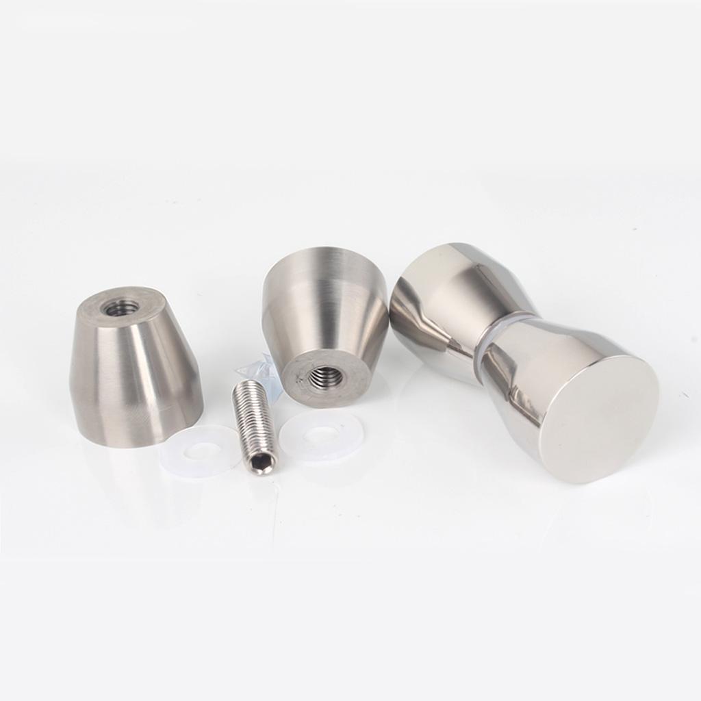 Aluminum Alloy Glass Door Handle Knob for Bathroom Kitchen Toilet Garden