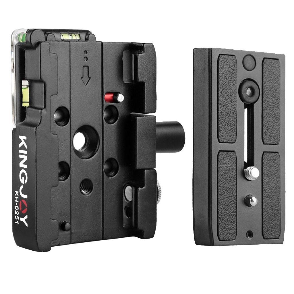 Aluminum Tripod Quick Release Plate Adapter for SLR 501HDV