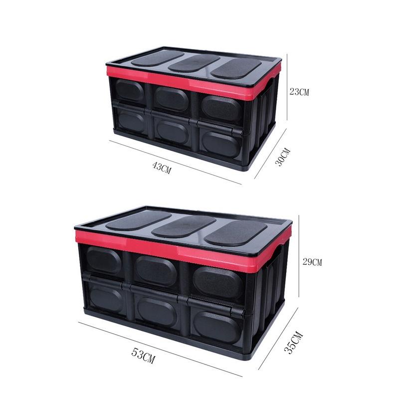 Thùng Đựng Đồ Ô Tô Xeyeuauto Nhựa ABS Nguyên Khối Gấp Gọn Đa Năng Dung Tích 56 Lít Để Cốp Sau Ô Tô