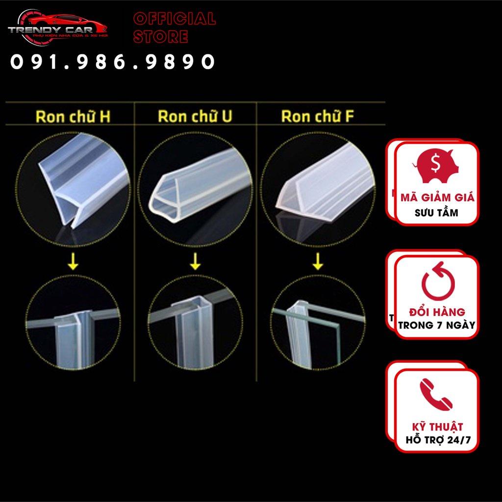Gioăng sillicone cabin tắm trong suốt có thể uốn dẻo Gioăng chắn nước nhà tắm phụ kiện cửa uy tín - Chữ F *50cm