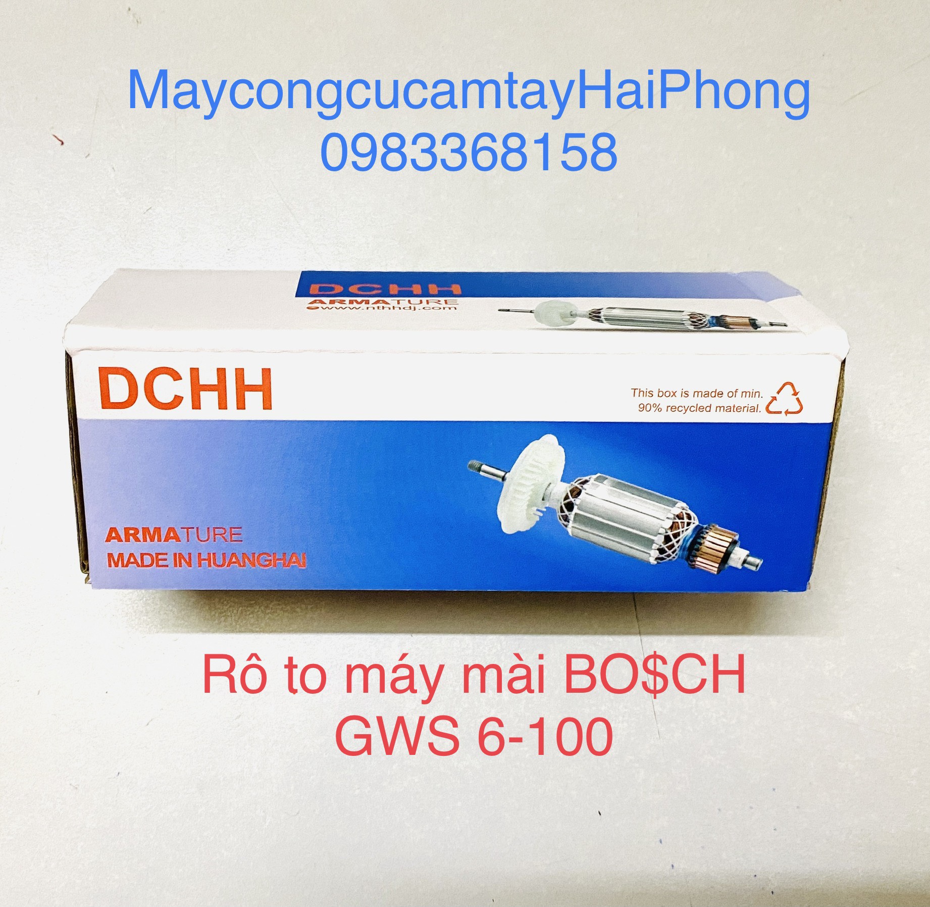 Rô to máy mày góc dùng cho 'Bo$ch' mod.'GWS6-100' , cho 'DCA' mod.&quot;ASM03-100A' , , cho 'DongCheng' mod.&quot;DSM03-100A' ... Hiệu DCHH