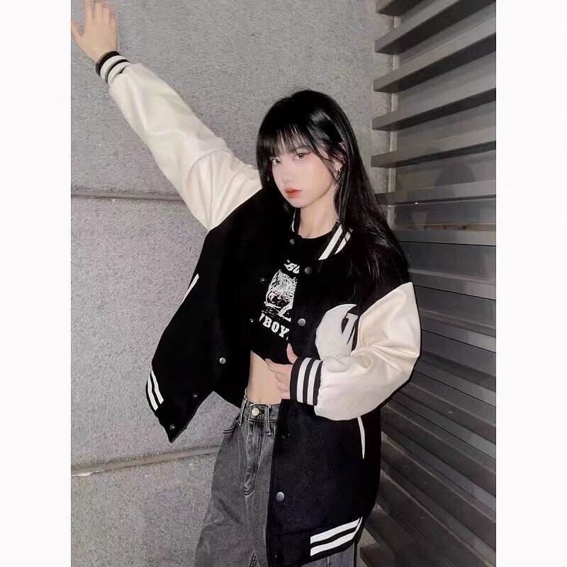 Áo Bomber Dù 2 Lớp Start LA Unisex Nam Nữ Áo Khoác Chất Dù Hình In Sắc nét, Áo Khoác Bomber Jacket Dù 2 Lớp Form Rộng Phối Chữ Nam Nữ Ullzang Unisex, ,áo dù bomber nam nữ cao cấp phong cách hàn quốc