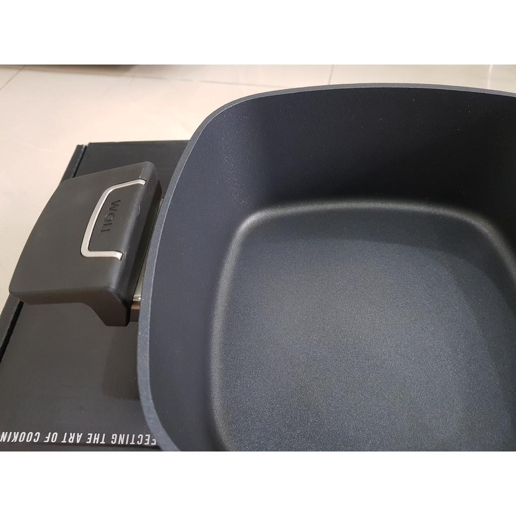 Chảo vuông 2 quai cầm WOLL Diamond Lete Casseroles Công nghệ chống dính kim cương