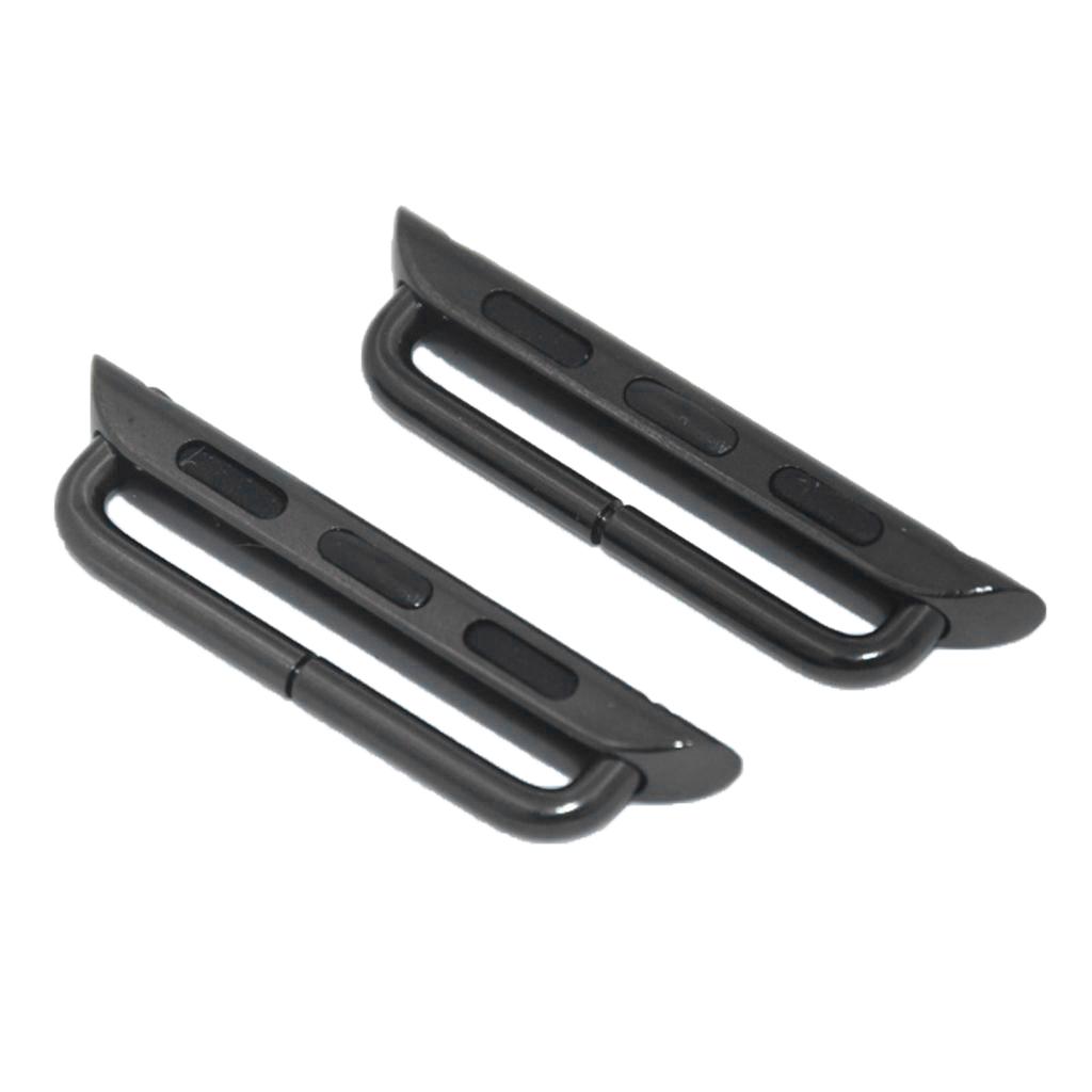2 Pcs Compatible with Watch Adapters 44mm Stainless Steel