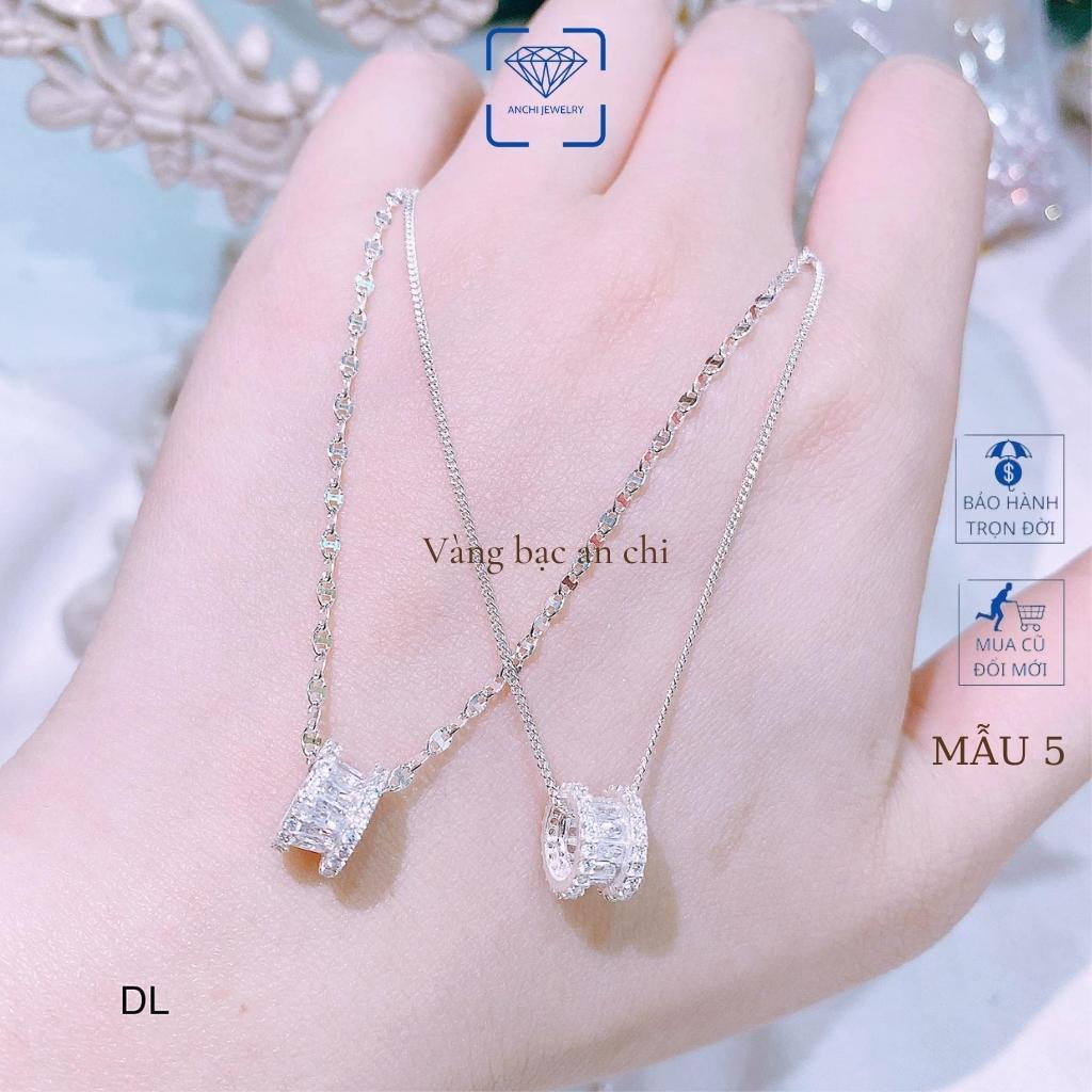 Dây chuyền/ Vòng cổ nữ bạc kèm mặt mẫu mới hottrend 2022, trang sức bạc Anchi jewelry