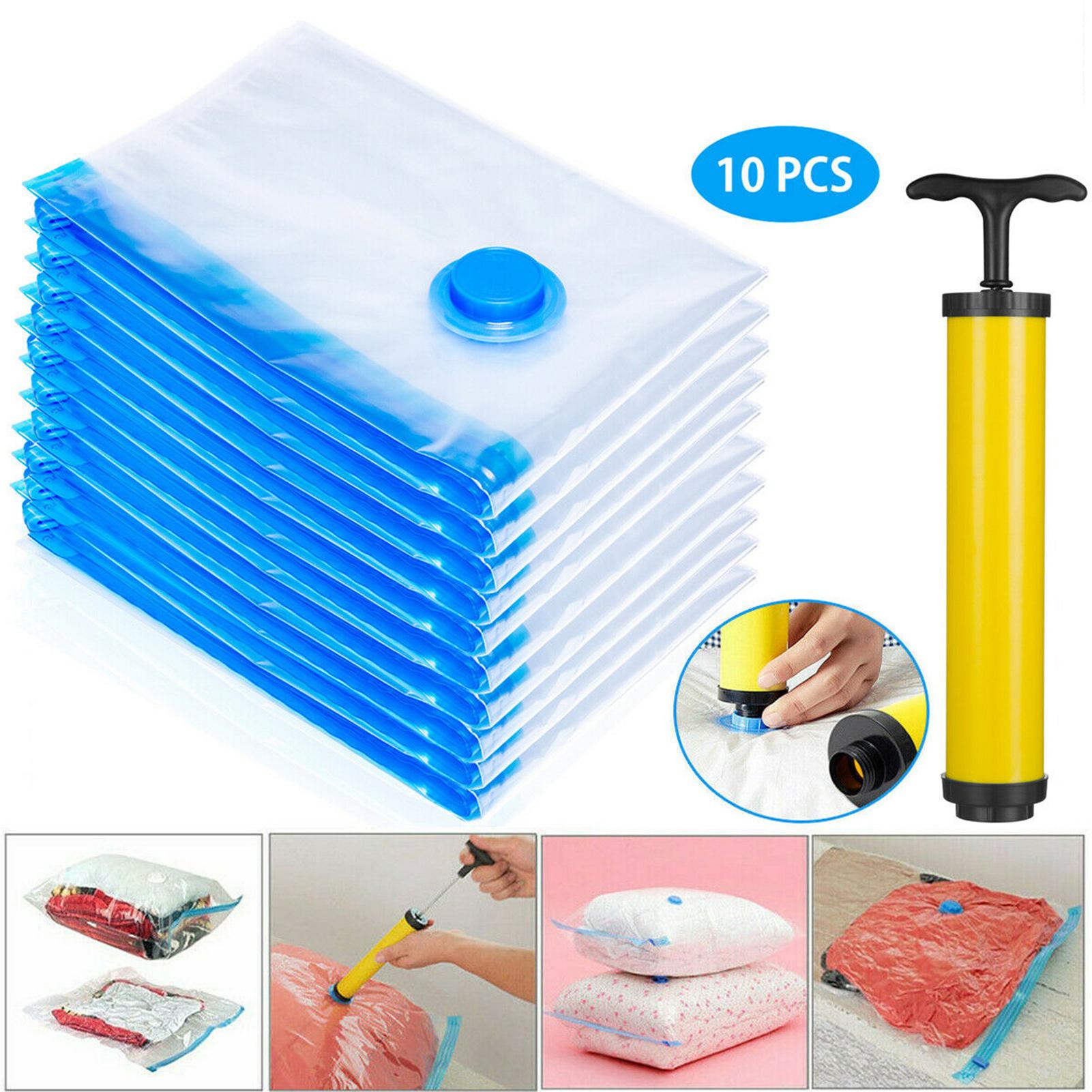 Túi hút chân không 10 cái, được làm bằng nhựa thực phẩm an toàn