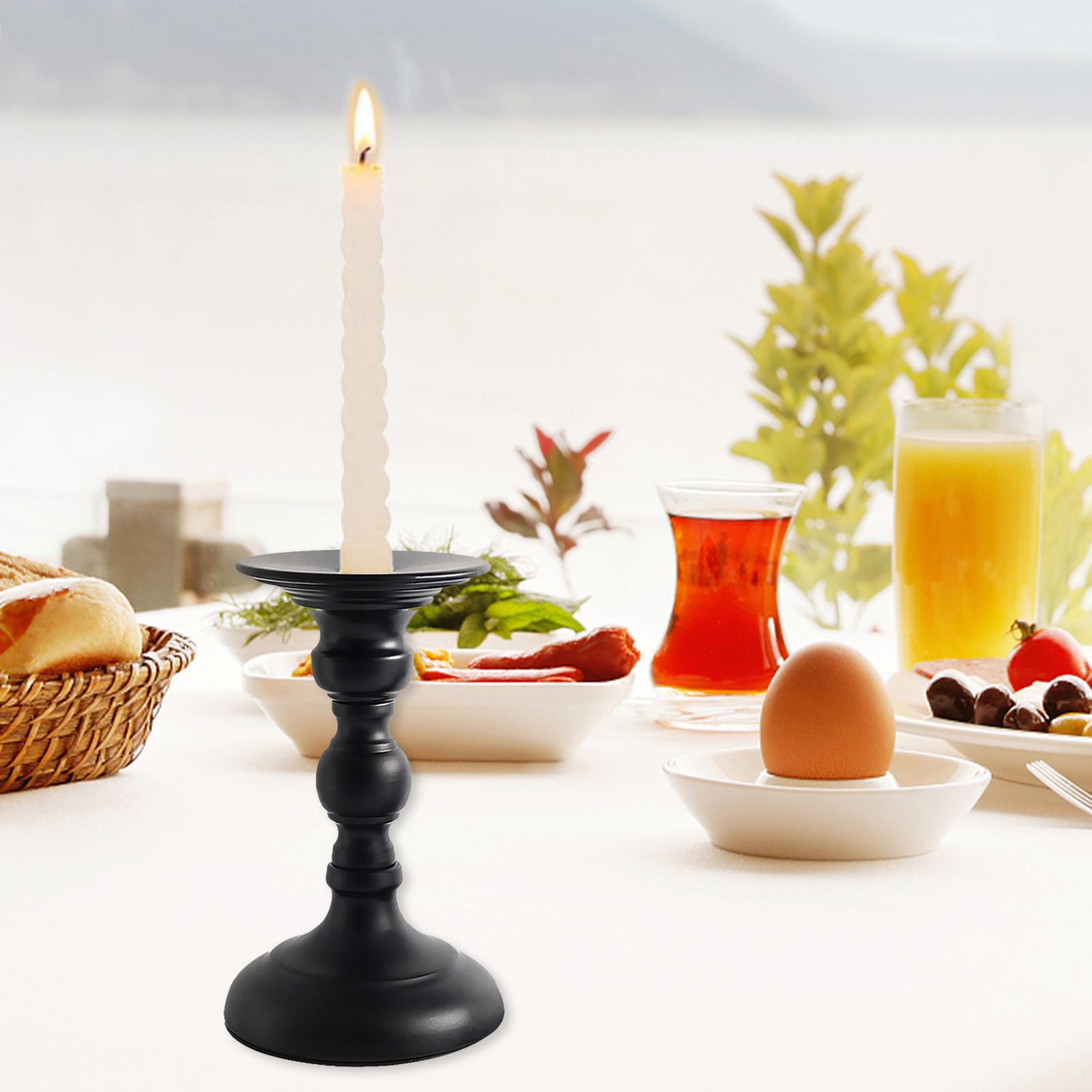 Pillar Candle Holder Decorative for Wedding Candlelight Dinner Home