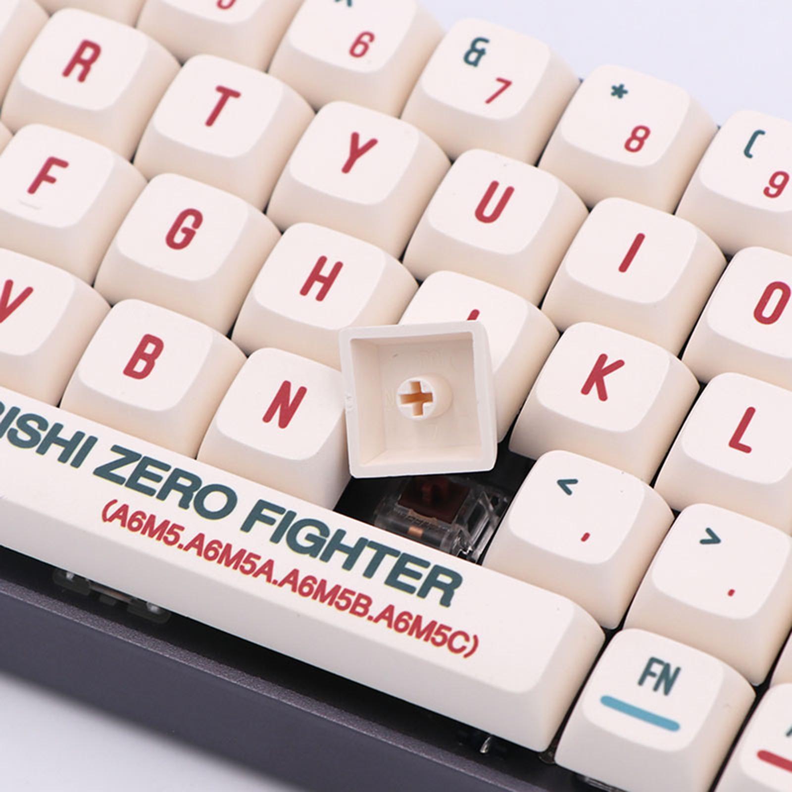 148 Keys Gaming Mechanical Keyboard Keycaps DIY Waterproof Office
