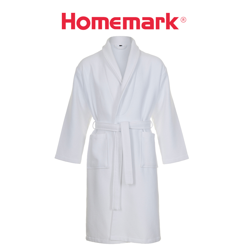 Áo choàng tắm khách sạn cao cấp Hanvico by Homemark vải cotton mềm mại thấm hút tốt phù hợp cho nam nữ đi biển và hồ bơi
