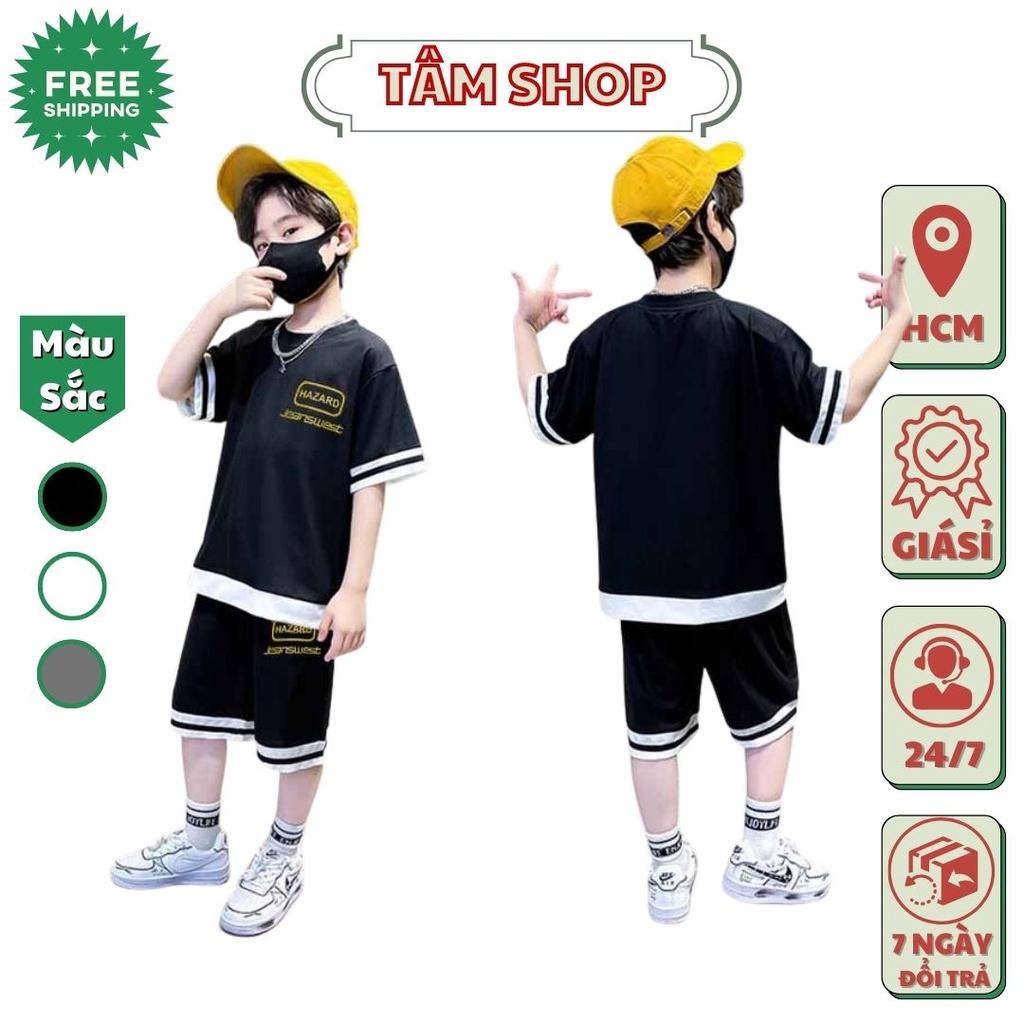 ĐỒ BỘ NAM FREESHIP ĐỒ BỘ THỂ THAO IN HAZARD SIÊU NGẦU ĐỦ SIZE TRẺ EM NGƯỜI LỚN