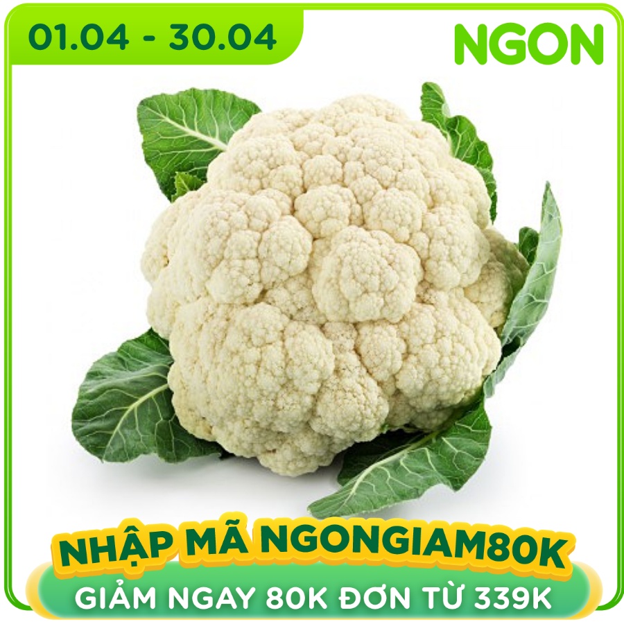 Bông Cải Trắng Cắt Sẵn - Khay 300gr