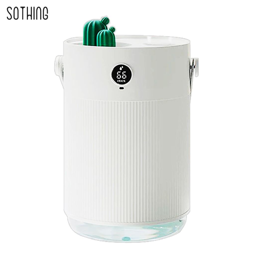 Máy Làm Ẩm Không Khí Xiaomi Sothing Phát Hiện Độ Ẩm Hai Đầu Phun Sương Có Thể Sạc Lại Bằng USB Với Đèn LED Dung Tích 1L