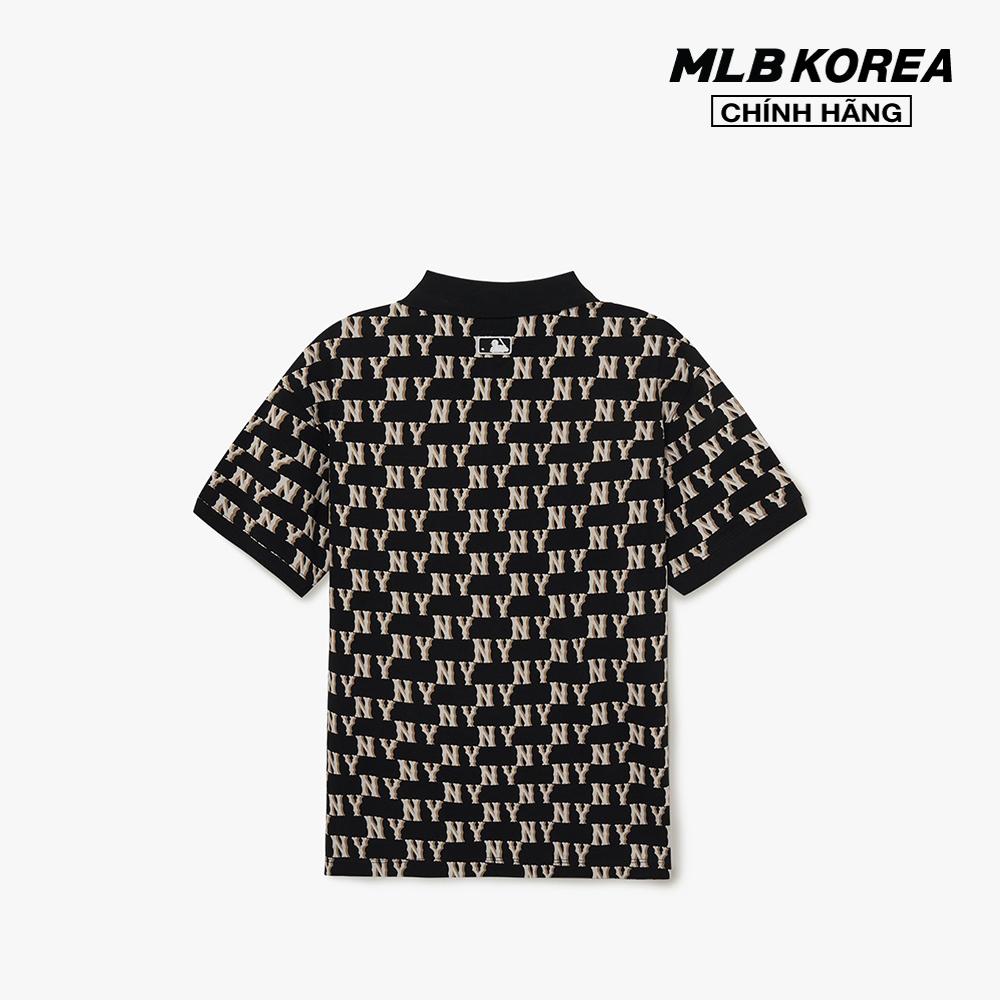 MLB - Áo polo nữ tay ngắn Classic Monogram Full Board 3FPQM0233-50BKS